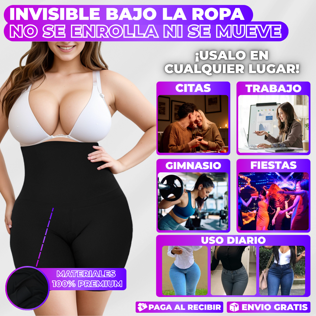 DivaFit™ - Short Faja de Control Abdominal