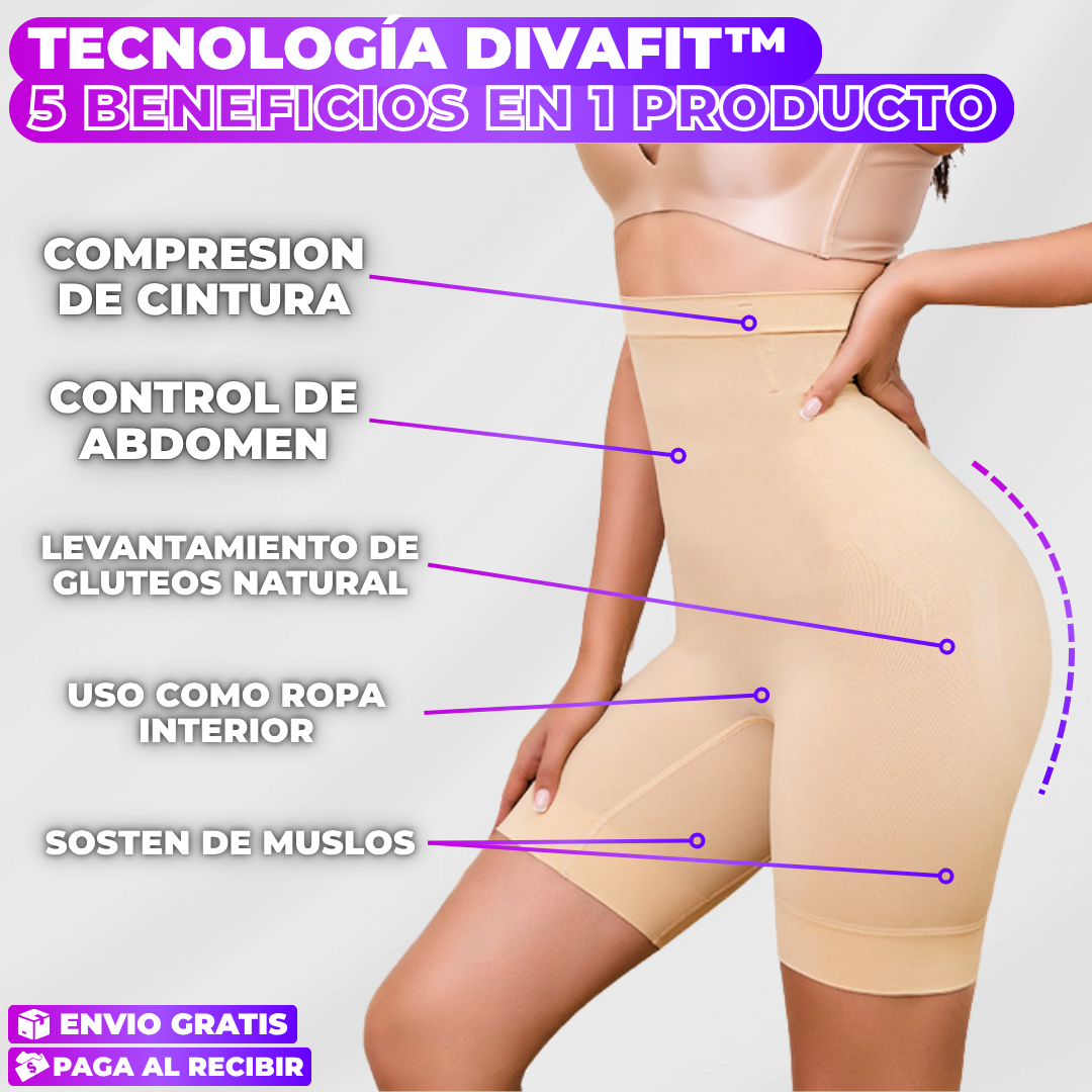 DivaFit™ - Short Faja de Control Abdominal