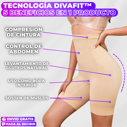 DivaFit™ - Short Faja de Control Abdominal