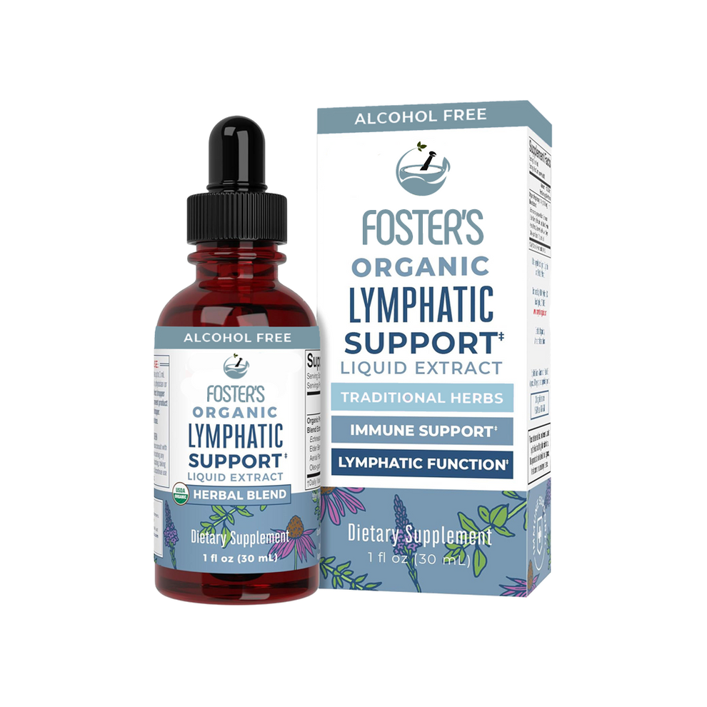 Mezcla de hierbas orgánicas para el apoyo linfático